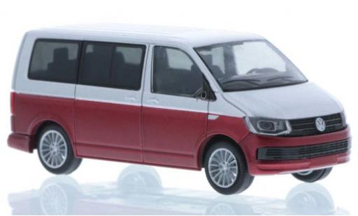 Diecast model cars Volkswagen T6 1/87 Rietze grey/red court- empattement Volkswagen T6 1/87 Rietze grey/red court- empattement diecast model cars
