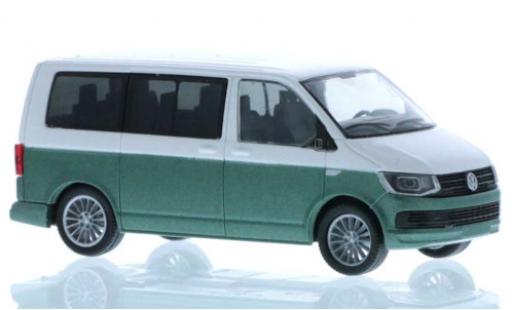 Volkswagen T6 1/87 Rietze white/green court- empattement diecast model cars