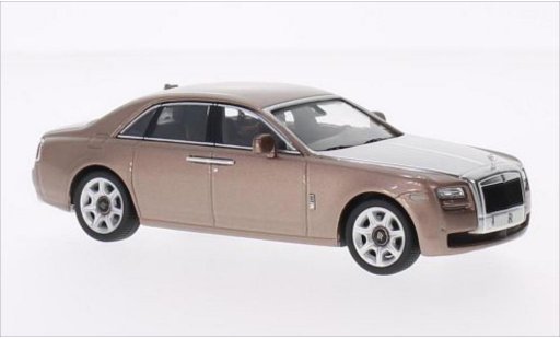 Rolls Royce Ghost Base 1/43 IXO metallic brown/grey 2010 diecast model cars