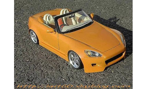 Honda S2000 Base 1/18 Maisto orange tuning diecast model cars