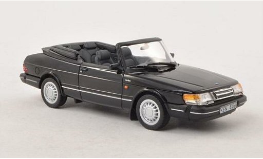 Saab 900 Turbo 1/43 Norev Convertible black 1991 diecast model cars