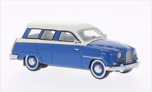 Saab 95 Base 1/43 Neo blue/white 18 diecast model cars
