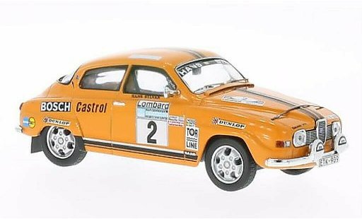 Saab 96 RAC Rally 1/43 IXO V4 No.2 1974 /H.Sylvan diecast model cars
