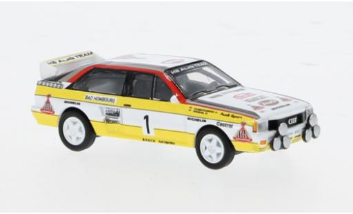 Diecast model cars Audi Quattro 1/87 Schuco No.1 HB Rallye WM Rallye Monte Carlo 1984 1:87 Audi Quattro 1/87 Schuco No.1 HB Rallye WM Rallye Monte Carlo 1984 1:87 diecast model cars