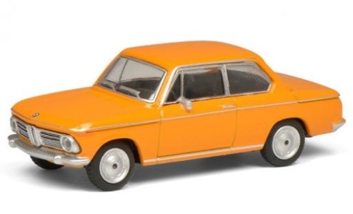 Bmw 2002 1/64 Schuco orange  diecast model cars