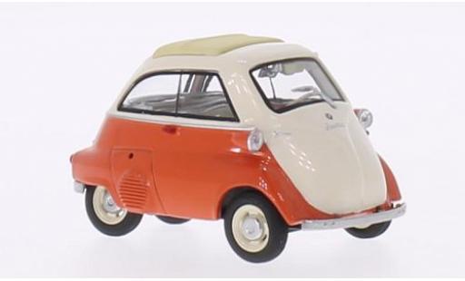 Bmw Isetta 1/43 Schuco orange/beige toit rabattable fermé diecast model cars