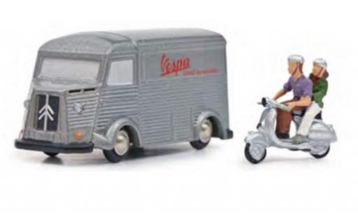 Diecast model cars Citroen Type HY 1/90 Schuco Vespa avec Vespa et figurines Citroen Type HY 1/90 Schuco Vespa avec Vespa et figurines diecast model cars