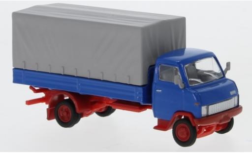 Hanomag F55 1/87 Schuco Pritsche blue diecast model cars