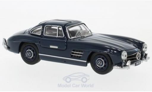 Mercedes 300 SL 1/43 Schuco SL Coupe (W198) blue diecast model cars
