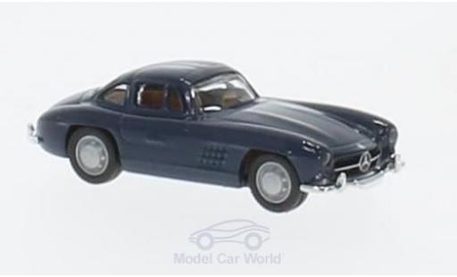Mercedes 300 SL 1/87 Schuco SL blue diecast model cars