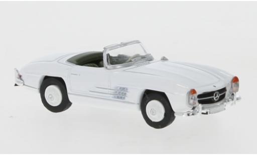 Mercedes 300 1/87 Schuco SL Roadster white diecast model cars