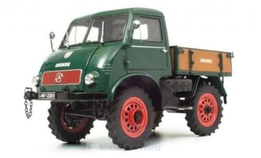 Diecast model cars Mercedes Unimog 1/18 Schuco 401 green 1953 Mercedes Unimog 1/18 Schuco 401 green 1953 diecast model cars