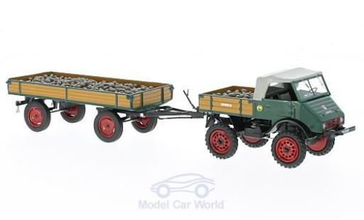 Diecast model cars Mercedes Unimog 1/43 Schuco U401 mit Anhänger und Ladegut Mercedes Unimog 1/43 Schuco U401 mit Anhänger und Ladegut diecast model cars