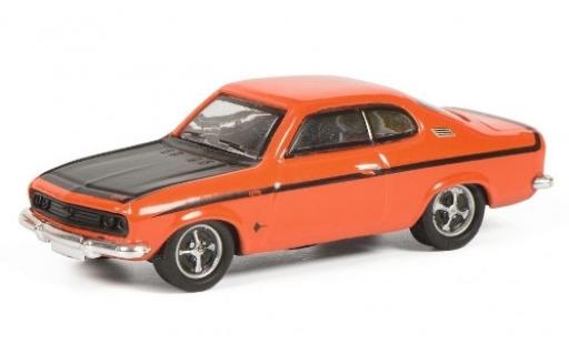 Opel Manta 1/87 Schuco A GT/E orange/matt-black diecast model cars