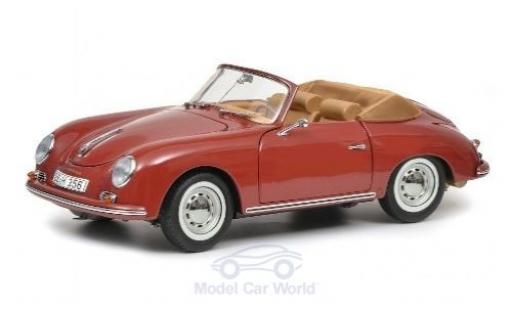 Porsche 356 1/18 Schuco A Carrera Cabriolet red diecast model cars
