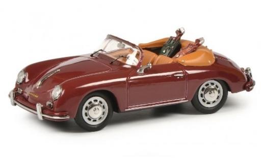 Diecast model cars Porsche 356 1/43 Schuco A Cabriolet red avec charge Golftaschen Porsche 356 1/43 Schuco A Cabriolet red avec charge Golftaschen diecast model cars