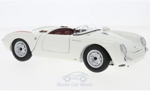 Porsche 550 1/18 Schuco S Spyder white Edition 70 Jahre diecast model cars
