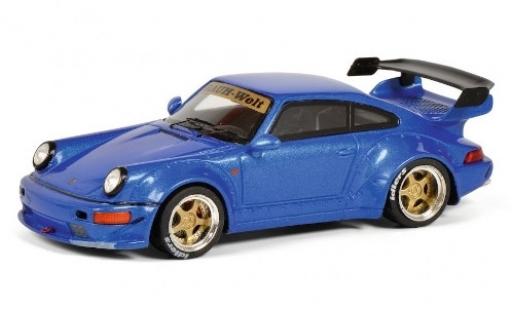 Diecast model cars Porsche 964 RWB 1/43 Schuco 911 () RAUH-Welt RWB metallic blue Porsche 964 RWB 1/43 Schuco 911 () RAUH-Welt RWB metallic blue diecast model cars