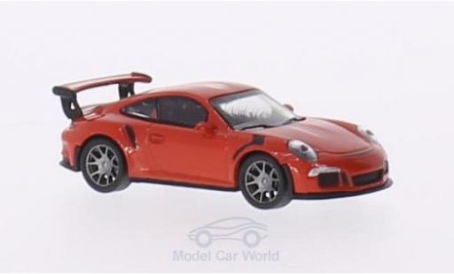 Porsche 991 GT3 RS 1/87 Schuco 911 () GT3 RS orange diecast model cars