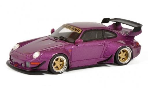 Porsche 993 RWB 1/43 Schuco 911 () RAUH-Welt RWB metallic purple diecast model cars