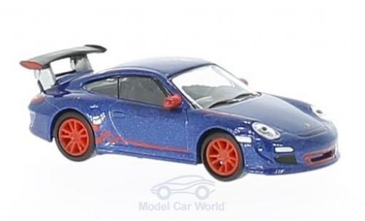 Diecast model cars Porsche 997 GT3 RS 1/87 Schuco 911 () GT3 RS metallic blue Porsche 997 GT3 RS 1/87 Schuco 911 () GT3 RS metallic blue diecast model cars