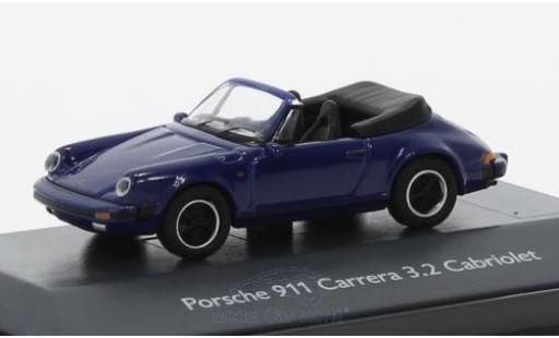 Diecast model cars Porsche 911 SC 1/87 Schuco Carrera 3.2 Cabriolet blue Porsche 911 SC 1/87 Schuco Carrera 3.2 Cabriolet blue diecast model cars