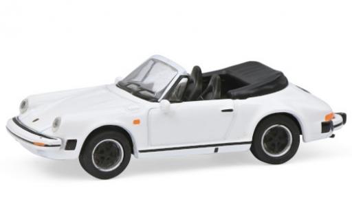 Diecast model cars Porsche 911 1/87 Schuco Carrera 3.2 Cabriolet white Porsche 911 1/87 Schuco Carrera 3.2 Cabriolet white diecast model cars