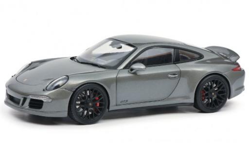 Porsche 991 GTS 1/18 Schuco 911 Carrera GTS (.1) metallic grey 2014 diecast model cars