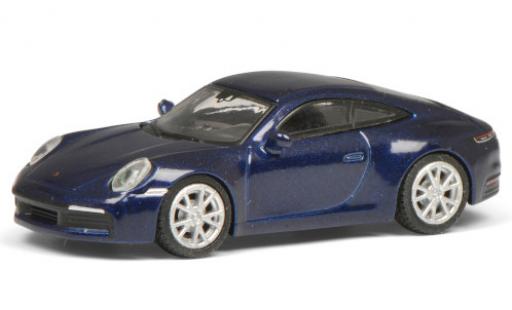Porsche 992 S 1/87 Schuco 911 Carrera S () metallic blue diecast model cars
