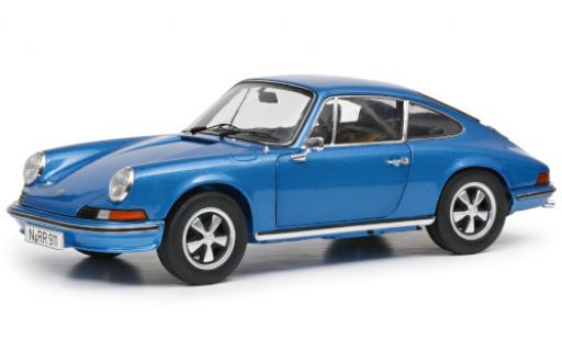 Porsche 911 1/18 Schuco S metallic blue 1973 diecast model cars