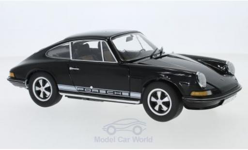 Porsche 911 1/18 Schuco S black 1973 diecast model cars
