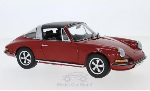 Porsche 911 1/18 Schuco S Targa red 1973 diecast model cars