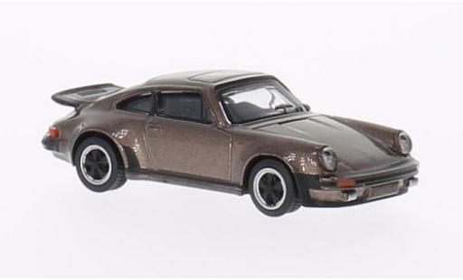 Diecast model cars Porsche 911 1/64 Schuco Turbo 3.0 metallic brown Porsche 911 1/64 Schuco Turbo 3.0 metallic brown diecast model cars