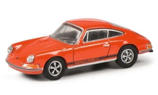 Porsche 911 1/87 Schuco S orange/black diecast model cars