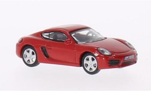 Diecast model cars Porsche Cayman S 1/87 Schuco S (981) red Porsche Cayman S 1/87 Schuco S (981) red diecast model cars