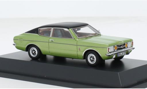 Diecast model cars Ford Taunus 1/43 Schuco ProR (TC I) Coupe metallise grün/schwarz 1974 1:43 Ford Taunus 1/43 Schuco ProR (TC I) Coupe metallise grün/schwarz 1974 1:43 diecast model cars