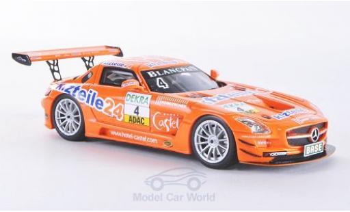 Mercedes SLS 1/43 Schuco AMG GT3 No.4 MS Racing Team Kfzteile24 ADAC GT Masters 2012 Stoll/Dobitsch diecast model cars