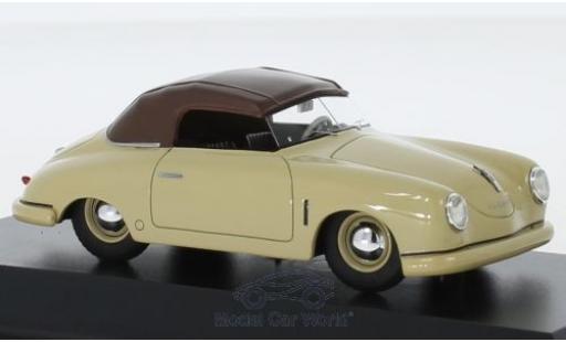 Porsche 356 1/43 Schuco Gmünd Cabriolet beige/brown diecast model cars