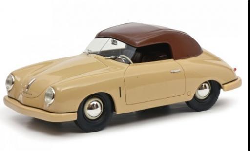 Porsche 356 1/18 Schuco Gmünd Cabriolet beige/brown 1950 diecast model cars