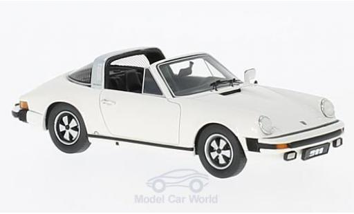 Porsche 930 Targa 1/43 Schuco 911 Targa white 1975 diecast model cars