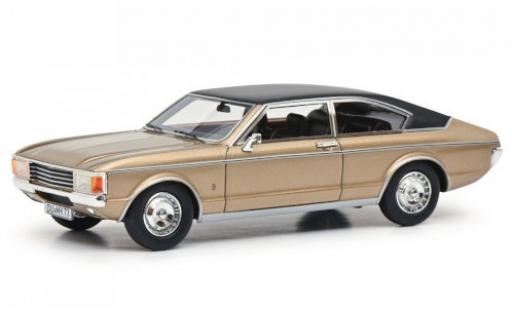 Ford Granada 1/43 Schuco Schuco / Pro.R MKI Coupe metallic beige/black 1974 diecast model cars