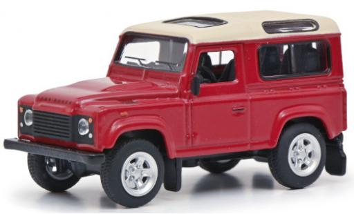 Diecast model cars Land Rover Defender 1/64 Schuco red/white Land Rover Defender 1/64 Schuco red/white diecast model cars