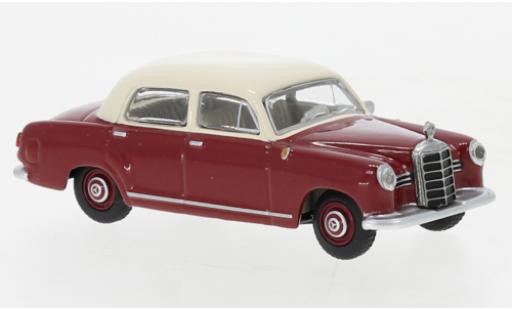 Diecast model cars Mercedes 180 1/64 Schuco D (W120) red/beige Mercedes 180 1/64 Schuco D (W120) red/beige diecast model cars