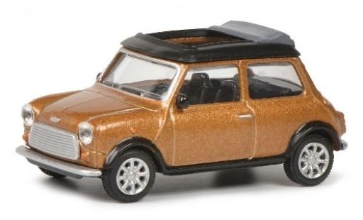 Diecast model cars Mini Cooper 1/64 Schuco metallic brun Mini Cooper 1/64 Schuco metallic brun diecast model cars