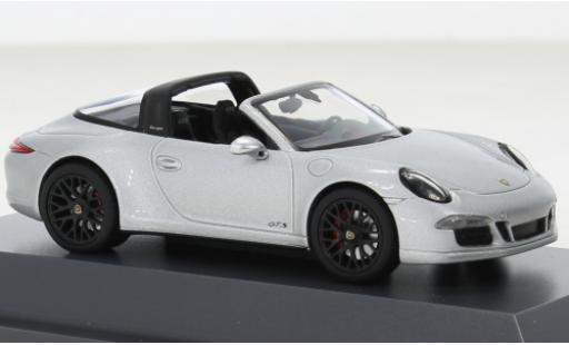 Porsche 991 Targa 1/43 Schuco 911 (.1) Carrera 4 GTS grey 2012 diecast model cars