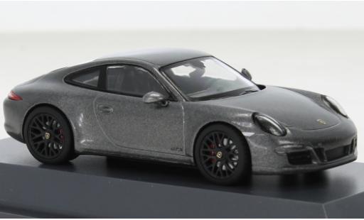 Porsche 991 GTS 1/43 Schuco 911 (.1) Carrera metallise grey 2012 diecast model cars