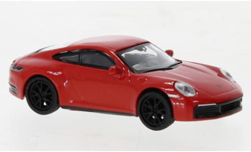 Porsche 992 S 1/87 Schuco 911  Carrera red diecast model cars