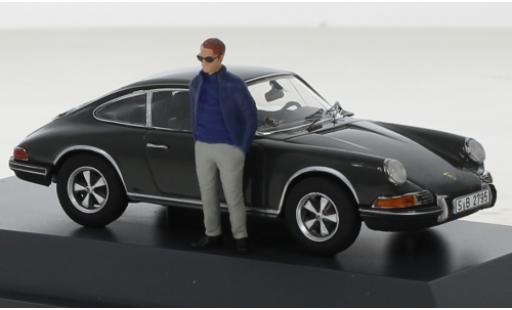 Porsche 911 1/43 Schuco S grey 1971 diecast model cars