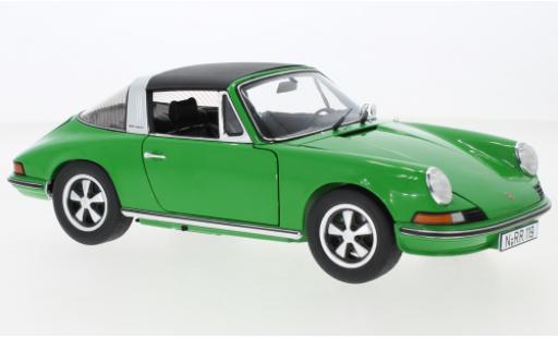 Porsche 911 1/18 Schuco S Targa green diecast model cars