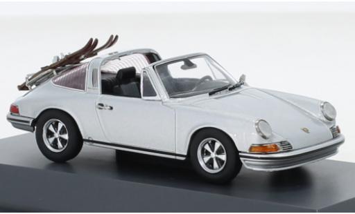 Porsche 911 1/43 Schuco Targa grey Skiurlaub 1971 diecast model cars